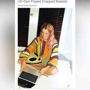 Urban Outfitters **NEW WITH TAGS** Cropped Striped Sweater